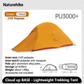 Naturehike Cloud Up BASE 1 2 3 Tent Ultralight 210T Camping Tent Double Layer Waterproof Outdoor Backpacking Tent With Mat