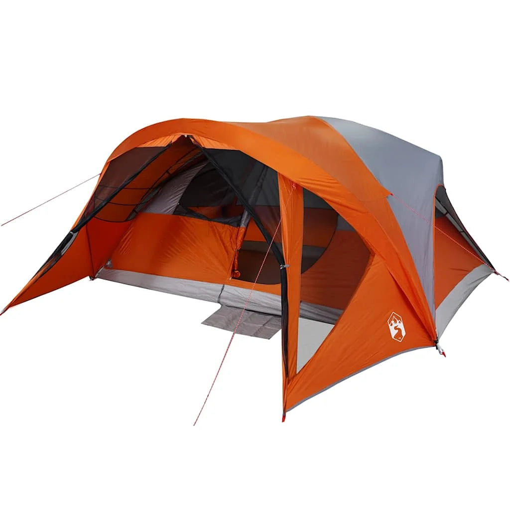 Family tent for 6 people, green, waterproof Family Outdoor Portable Folding Camping Tent Equipment,Anti-UV Awning