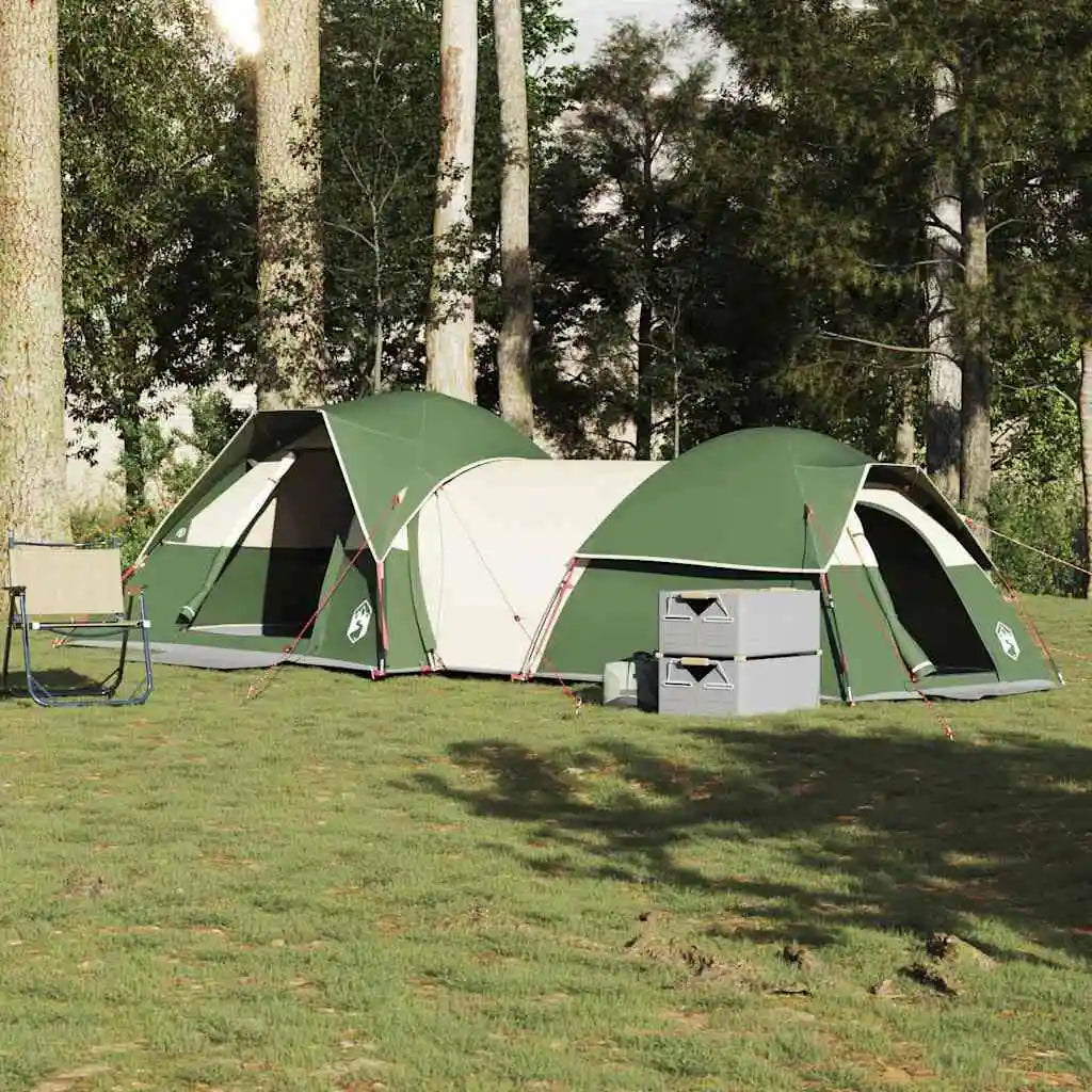 Camping tent for 5 people, green, waterproof Family Outdoor Portable Folding Camping Tent Equipment,Anti-UV Awning