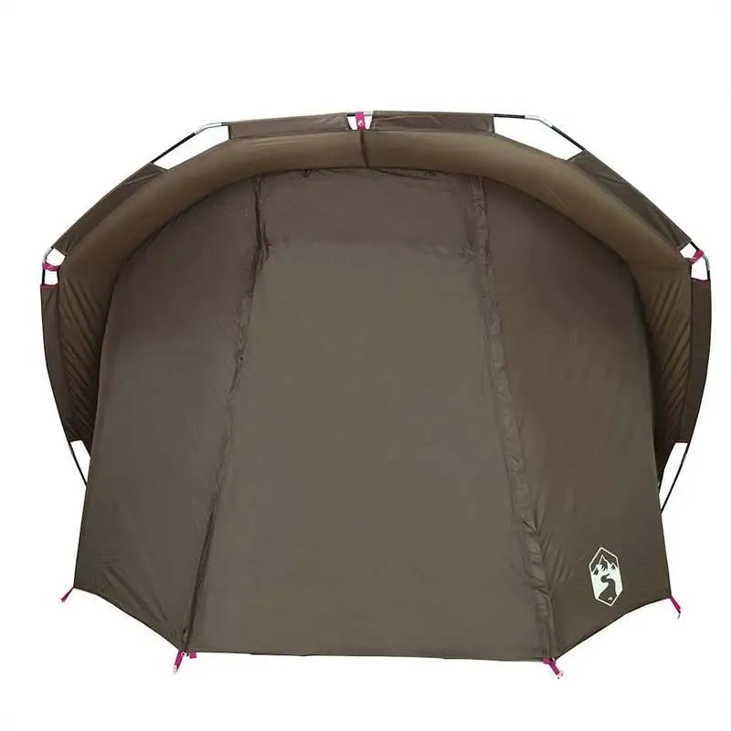 4-Person Fishing Tent, Easy Set-Up, Brown, Durable & Easy to Clean