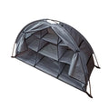 Outdoor Storage Tent Waterproof Compact and Portable Camping Storage Cabinet Tent with 9 Shelves Multifunctional Foldable Tent