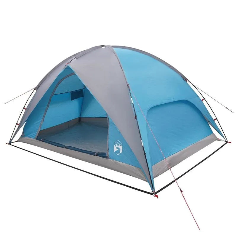 Camping Tent, Gazebo, with Canopy, Blue, 360x245x185 cm, Sturdy, Durable, Spacious, for Camping, Garden, Terrace, Party, Easy Setup, Space Saving, Portable