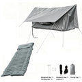 Adult Hiking Hammock With Zipper Mosquito Net Breathable Suspended Hanging Chair Bug Resistant Bed With Inflatable Seat Cushion