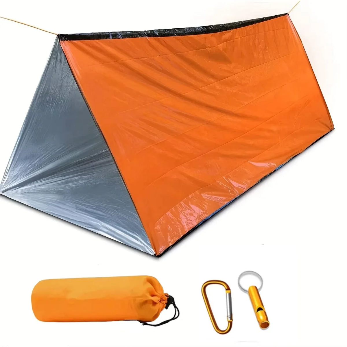 Outdoor PE Thermal Emergency Tent Warm Blanket Lifesaving Refuge Sleeping Bag for Earthquake Survival