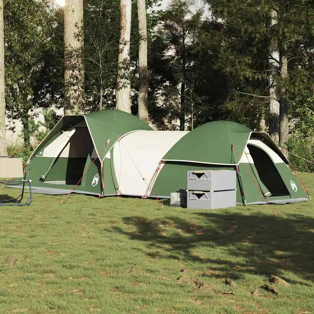 Camping tent for 5 people, green, waterproof Family Outdoor Portable Folding Camping Tent Equipment,Anti-UV Awning