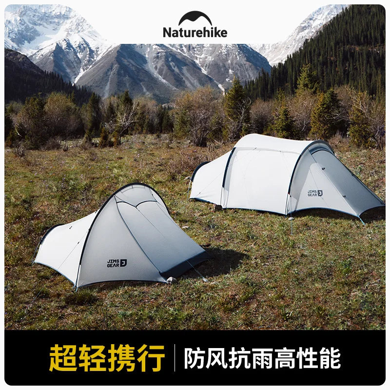 Naturehike New Tunnel Hiking Tent Outdoor Mountaineering Camping One Room One Hall Camping Equipment