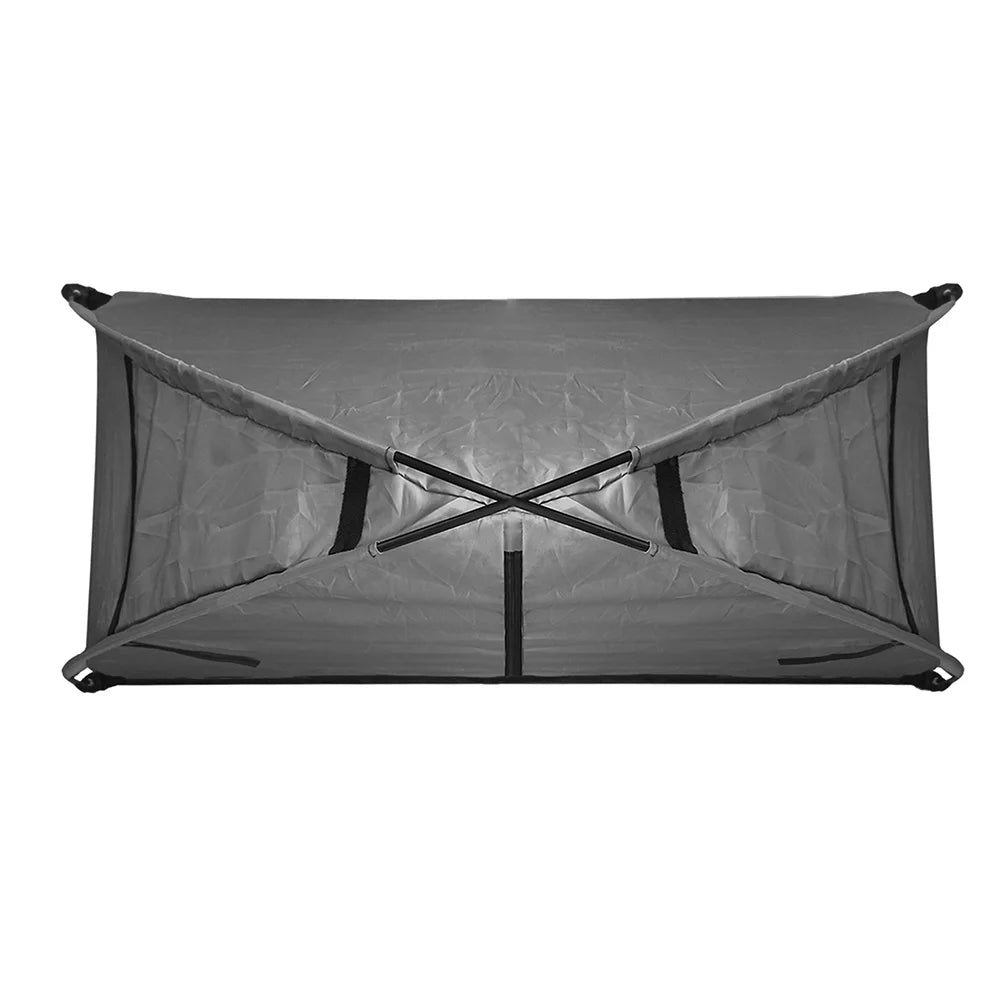 Outdoor Storage Tent Waterproof Compact and Portable Camping Storage Cabinet Tent with 9 Shelves Multifunctional Foldable Tent