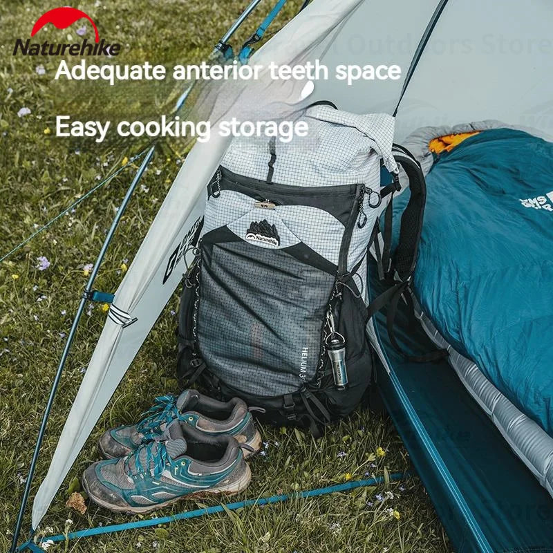 Naturehike Ultralight Hiking Tent Weatherproof 15D Nylon Windproof Rainproof 4 Season Tent 1-2 Persons Outdoor Camping Equipment